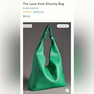 The Love Knot Slouchy Bag - Brand New